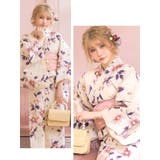 ニュアンスカラーガーリー椿浴衣3点セット 浴衣セット レディース浴衣 | Tika | 詳細画像3