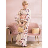 ニュアンスカラーガーリー椿浴衣3点セット 浴衣セット レディース浴衣 | Tika | 詳細画像6