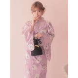 Tika ニュアンスピンク×大花模様浴衣2点セット 浴衣 | Tika | 詳細画像2 