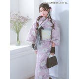 Tika ニュアンスピンク×大花模様浴衣2点セット 浴衣 | Tika | 詳細画像3 