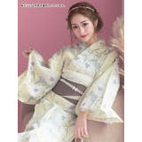 ニュアンス牡丹フレッシュカラー浴衣3点セット 作り帯 下駄 | Tika | 詳細画像2