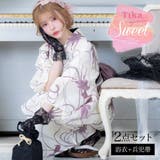 Tika 優美金魚×くすみカラー兵児帯浴衣2点セット 浴衣 | Tika | 詳細画像1 