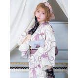 Tika 優美金魚×くすみカラー兵児帯浴衣2点セット 浴衣 | Tika | 詳細画像3 