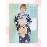 アンティークフラワー柄ガーリー浴衣3点セット 浴衣セット レディース浴衣 | Tika | 詳細画像2
