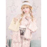 Tika 線画牡丹2wayワンピース浴衣3点セット 浴衣羽織 | Tika | 詳細画像2 