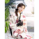 Tika 椿柄レトロ浴衣2点セット 浴衣 | Tika | 詳細画像4
