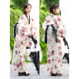 Tika 椿柄レトロ浴衣2点セット 浴衣 | Tika | 詳細画像8