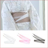ホワイト | 両端パールレース飾り帯紐 レース帯紐 浴衣小物 | Tika