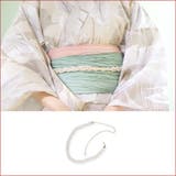 ホワイト×ゴールド | 小粒パールねじり帯飾り 浴衣小物 パール飾り帯紐 | Tika