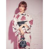 ヴィンテージフラワークラシカル浴衣3点セット 兵児帯 下駄 | Tika | 詳細画像4