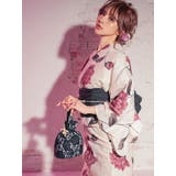 ヴィンテージフラワークラシカル浴衣3点セット 兵児帯 下駄 | Tika | 詳細画像6