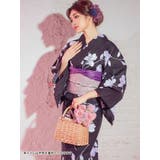 モノトーン×菖蒲粋浴衣3点セット 作り帯 下駄 | Tika | 詳細画像2