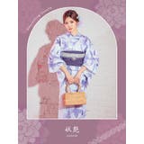 清涼カラー水彩百合柄浴衣3点セット 浴衣セット レディース浴衣 | Tika | 詳細画像2