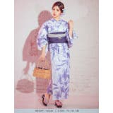 清涼カラー水彩百合柄浴衣3点セット 浴衣セット レディース浴衣 | Tika | 詳細画像6