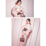 乱菊柄しわ兵児帯浴衣3点セット 浴衣セット レディース浴衣 | Tika | 詳細画像3