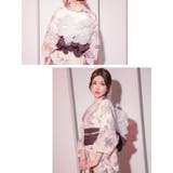 乱菊柄しわ兵児帯浴衣3点セット 浴衣セット レディース浴衣 | Tika | 詳細画像5
