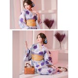 ムラ染め×カラフル華やか乱菊柄浴衣2点セット 浴衣セット レディース浴衣 | Tika | 詳細画像3