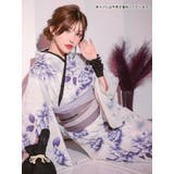 水彩牡丹柄浴衣3点セット 妖艶浴衣 セクシー浴衣 | Tika | 詳細画像2
