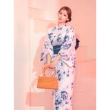 Tika ブルーフラワーレトロ浴衣2点セット 浴衣 | Tika | 詳細画像2