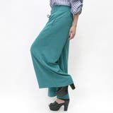 バックゴム ギャザースピンドル エステルワイドパンツ | non-hedge  | 詳細画像2