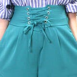 バックゴム ギャザースピンドル エステルワイドパンツ | non-hedge  | 詳細画像4