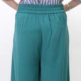 バックゴム ギャザースピンドル エステルワイドパンツ | non-hedge  | 詳細画像6