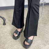 センタープレスフレアパンツ | non-hedge | 詳細画像9