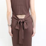 リブハイネックノースリリボンワンピース レディース ファッション | non-hedge  | 詳細画像15 