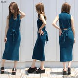 リブハイネックノースリリボンワンピース レディース ファッション | non-hedge  | 詳細画像32 