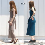 リブハイネックノースリリボンワンピース レディース ファッション | non-hedge  | 詳細画像6 