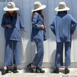 テーラージャケットワイドパンツセットアップ レディース ファッション | non-hedge | 詳細画像39
