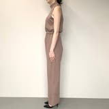 リブノースリプルオーバー・ワイドパンツセット | non-hedge  | 詳細画像10 