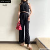 クロ | リブノースリプルオーバー・ワイドパンツセット | non-hedge 