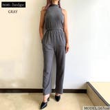 グレー | リブノースリプルオーバー・ワイドパンツセット | non-hedge 