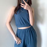 リブノースリプルオーバー・ワイドパンツセット | non-hedge  | 詳細画像7 