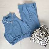 リブノースリプルオーバー・ワイドパンツセット | non-hedge  | 詳細画像8 