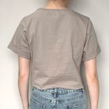 ロゴショート丈Tシャツ レディース ファッション | non-hedge | 詳細画像9
