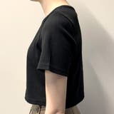 刺繍リブショートTシャツ レディース ファッション | non-hedge  | 詳細画像10 