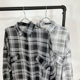 シアーチェック柄ビッグシャツ | non-hedge | 詳細画像17