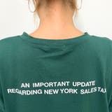 バック透けビッグTシャツ | non-hedge | 詳細画像15