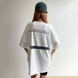 オフホワイト | バック透けビッグTシャツ | non-hedge