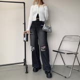 ダブルZIP襟付きニットトップス | non-hedge  | 詳細画像3 