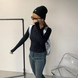 ダブルZIP襟付きニットトップス | non-hedge  | 詳細画像7 