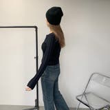 ダブルZIP襟付きニットトップス | non-hedge  | 詳細画像8 