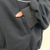 裏毛ハーフZIPパーカーチュニック | non-hedge  | 詳細画像17 