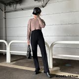 袖ロゴリブニットショートプルオーバー | non-hedge  | 詳細画像7 