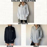 ★WEB限定★ZIPスタンド裏毛チュニック | non-hedge  | 詳細画像31 