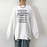 重ねロゴダメージTシャツ | non-hedge | 詳細画像19