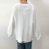 重ねロゴダメージTシャツ | non-hedge | 詳細画像21