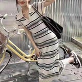 ボーダーポロシャツワンピース | non-hedge | 詳細画像9